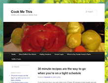 Tablet Screenshot of cookmethis.com